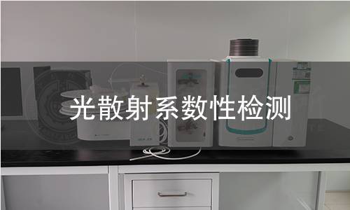 光散射系數性檢測 光散射系數性檢測