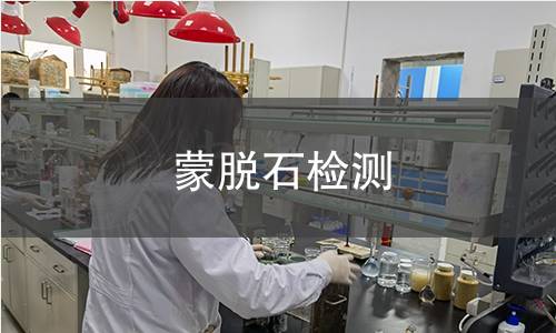 蒙脫石檢測 蒙脫石檢測