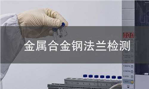 金屬合金鋼法蘭檢測 金屬合金鋼法蘭檢測