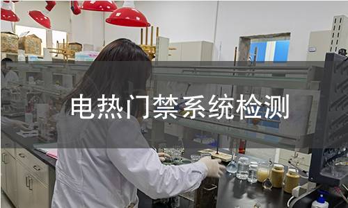 電熱門禁系統檢測 電熱門禁系統檢測