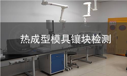 熱成型模具鑲塊檢測