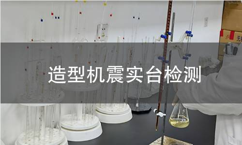 造型機震實臺檢測 造型機震實臺檢測