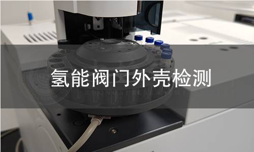 氫能閥門外殼檢測 氫能閥門外殼檢測