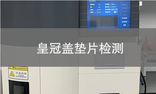 皇冠蓋墊片檢測 皇冠蓋墊片檢測