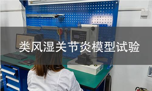 類風濕關節炎模型試驗 類風濕關節炎模型試驗