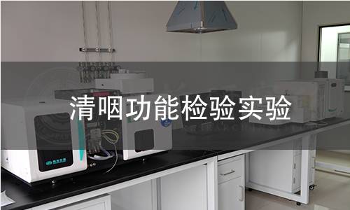 清咽功能檢驗(yàn)實(shí)驗(yàn) 清咽功能檢驗(yàn)實(shí)驗(yàn)
