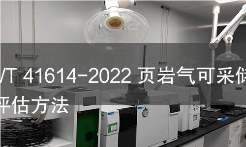 GB/T 41614-2022 頁巖氣可采儲量評估方法 GB/T 41614-2022 頁巖氣可采儲量評估方法